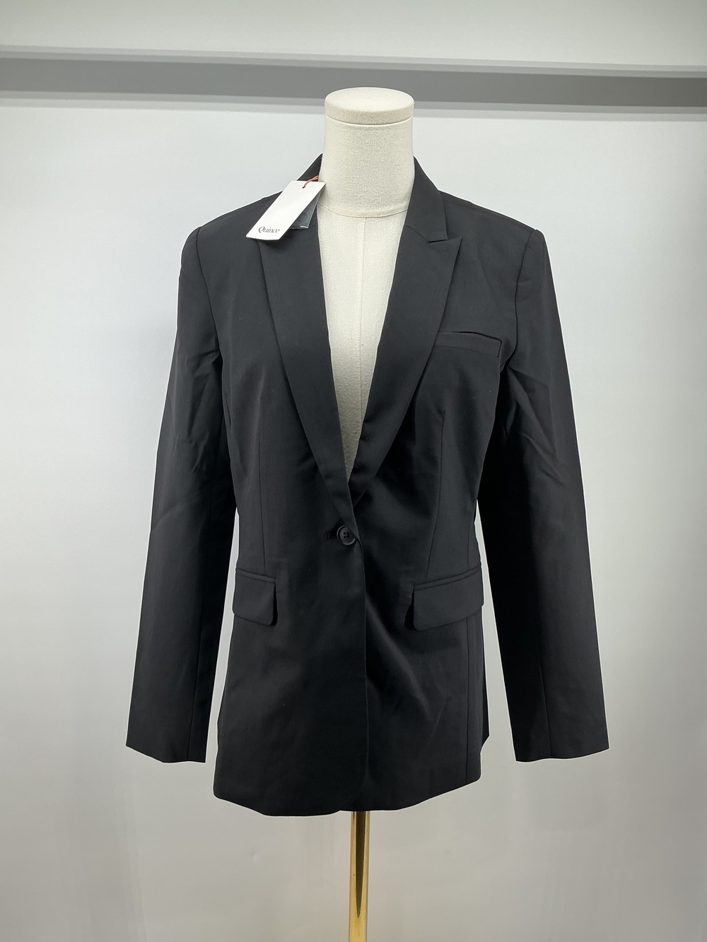 Italian Wool Long Blazer